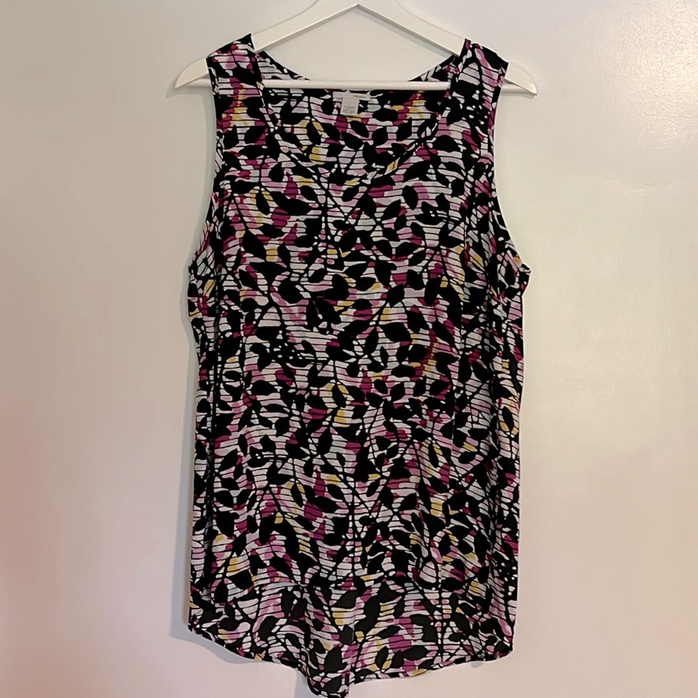 Halogen Tank, Tunic top Large